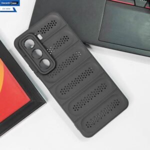 Infinix Hot 50 4G Brown Mesh Soft Back Cover