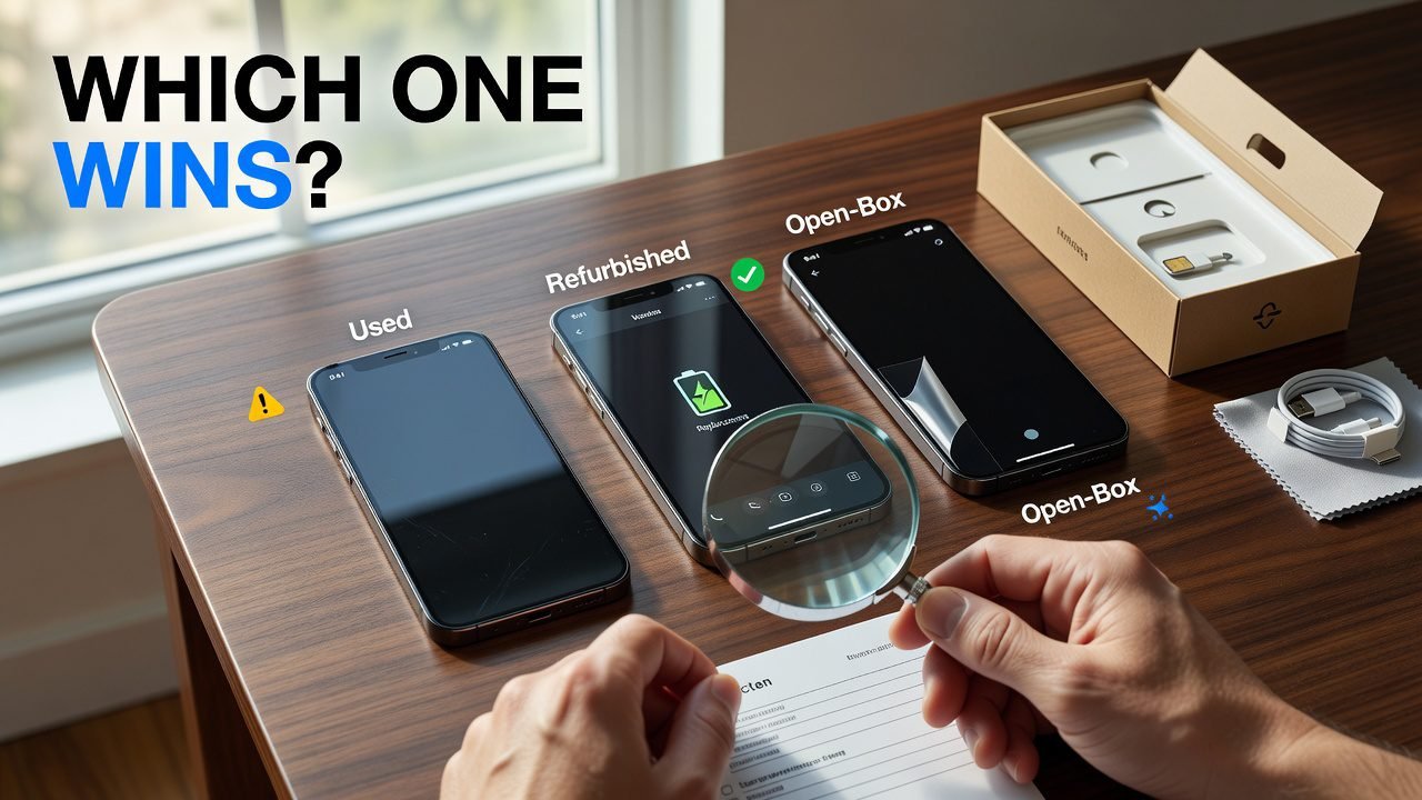 Used vs Refurbished vs Open-Box Phones: The Real Difference