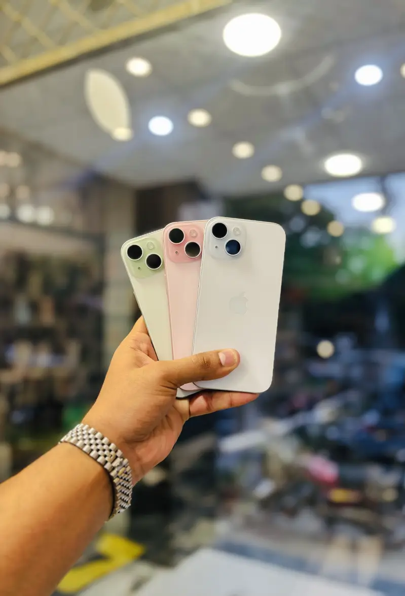 Apple iPhone 15 128GB PTA Approved | Blue, Pink & Green