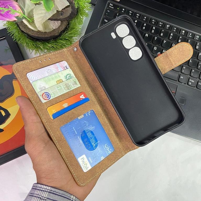 Tecno Camon 40 Pro Leather Flip Book Cover