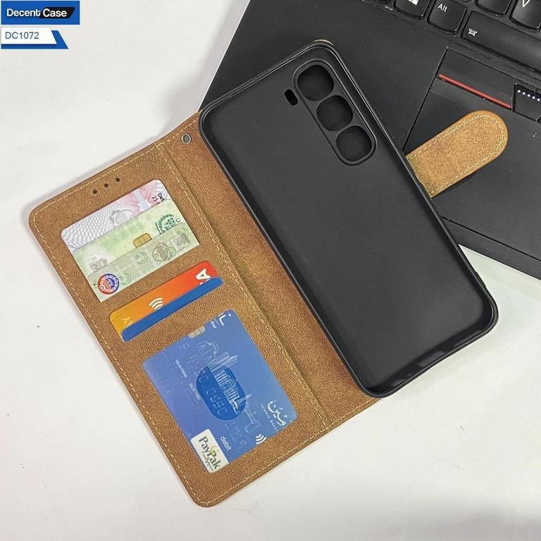 Tecno Camon 40 Pro Leather Flip Book Cover