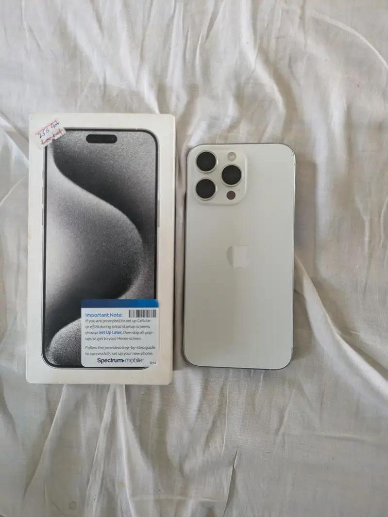 Apple iPhone 15 Pro Max JV Non-PTA – Mint Condition | 84% Battery Health