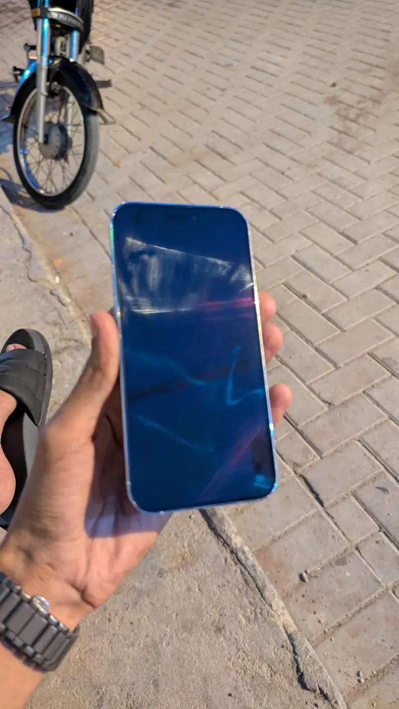 Buy iPhone 14 Pro Max 128GB JV Non-PTA in mint condition with 84% battery health, genuine parts, working Face ID and True Tone in Karachi.